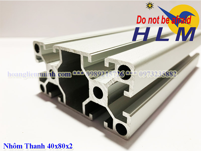 Nhôm định hình 40x80