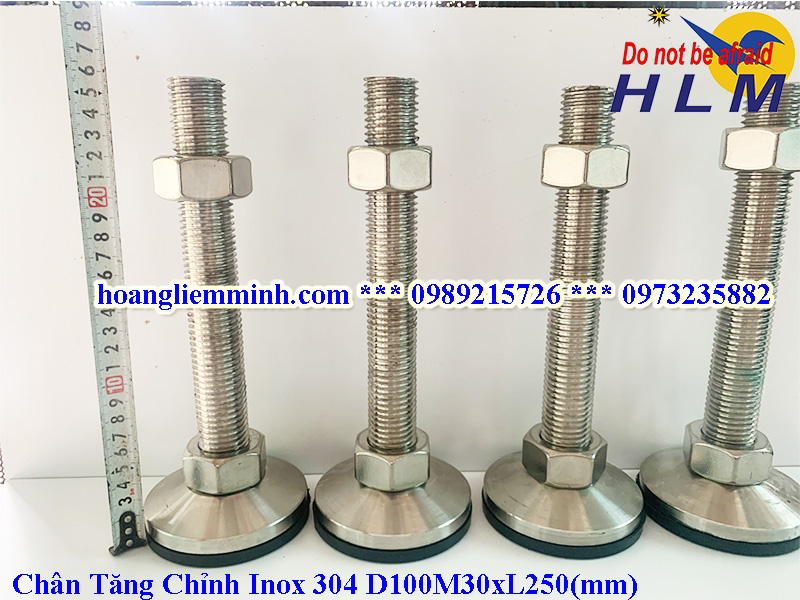 Chân tăng chỉnh inox