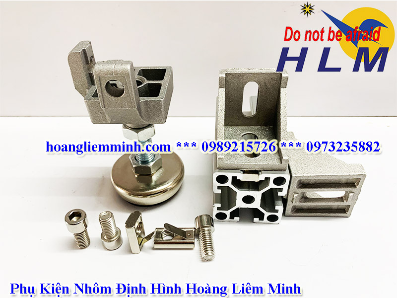 Bích chân đế nhôm định hình