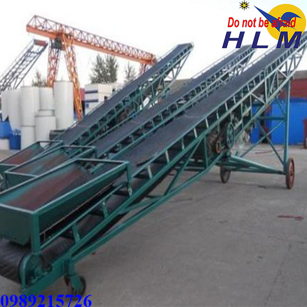 Băng tải cao su nâng hạ
