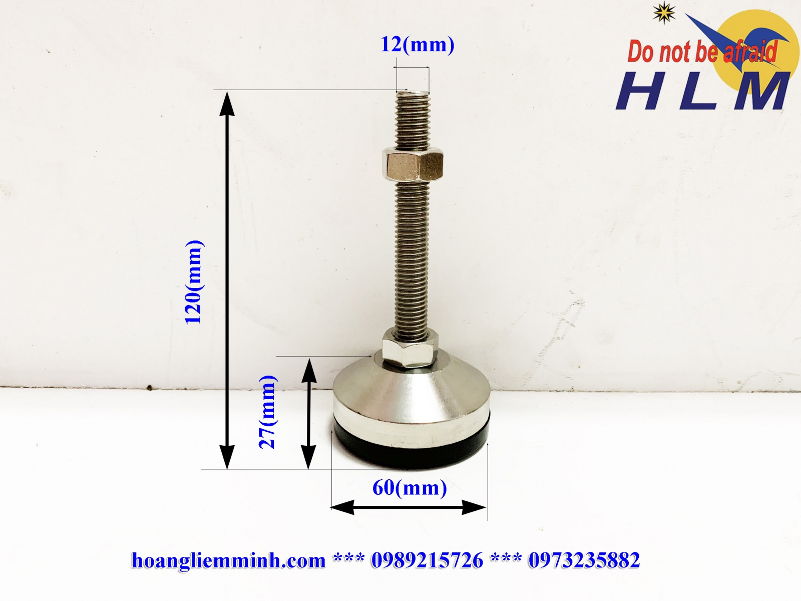 chân tăng chỉnh inox 304