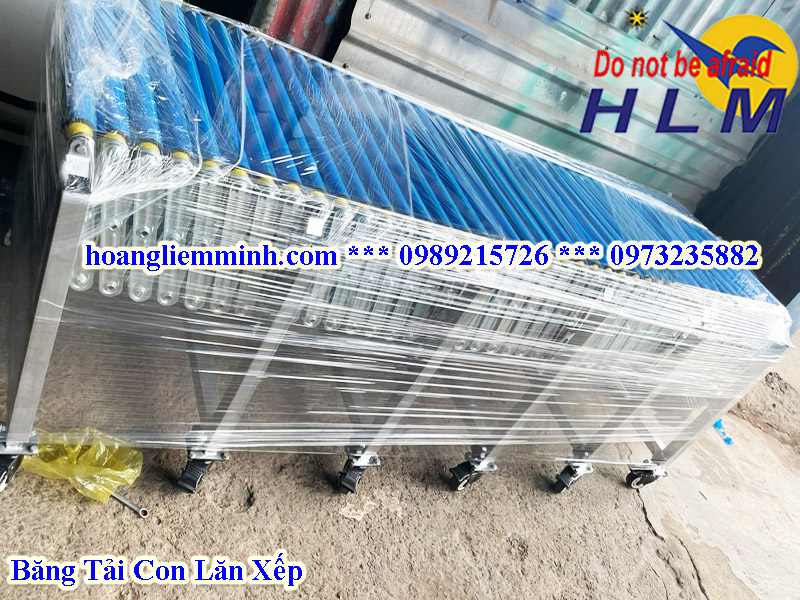 BĂNG TẢI CON LĂN XẾP HLM-06