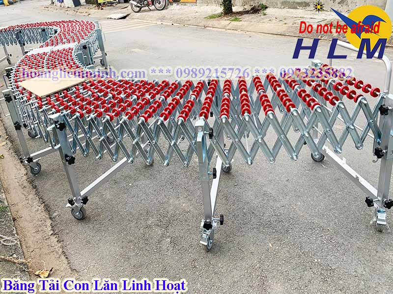 Băng Tải Con Lăn Xếp Linh Hoạt 01