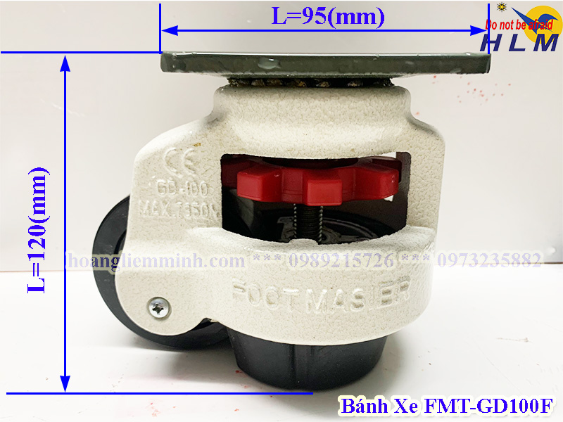 BÁNH XE FOOT CASTOR 100F
