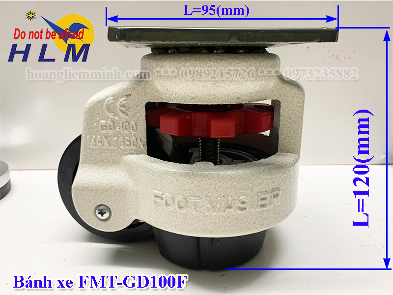 BÁNH XE FOOT CASTOR 100F