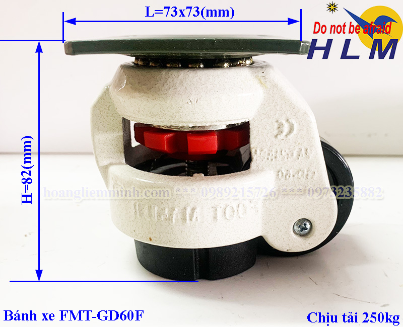 BÁNH XE FOOT CASTOR 60F