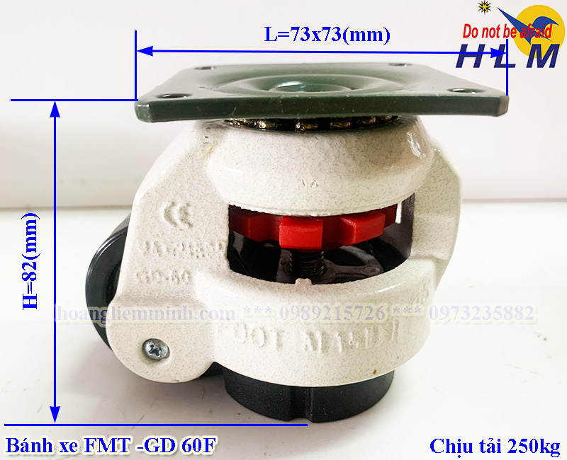BÁNH XE FOOT CASTOR 60F