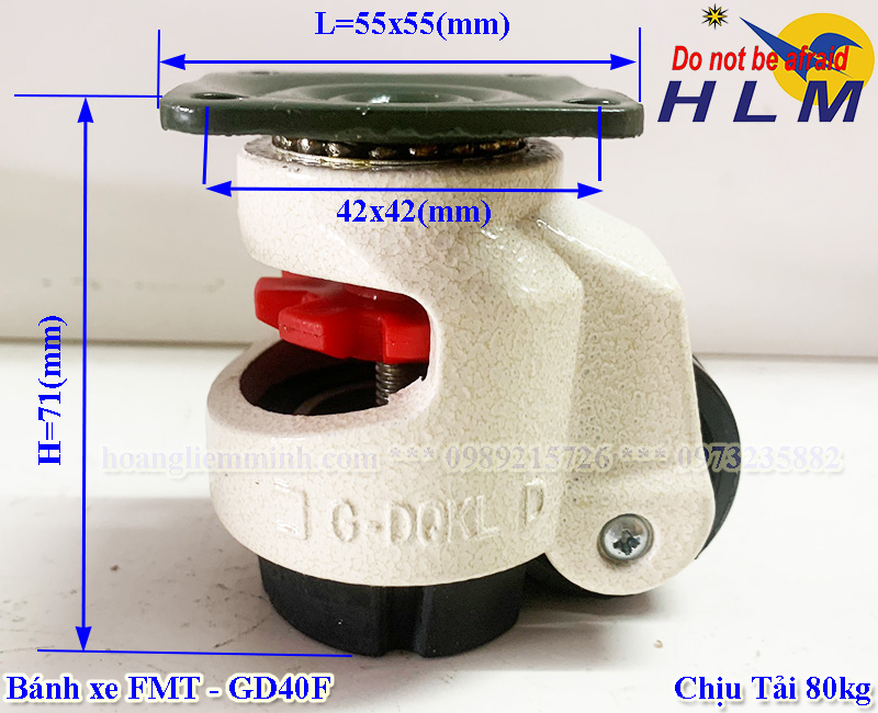 BÁNH XE FOOT MASTER GD-40F