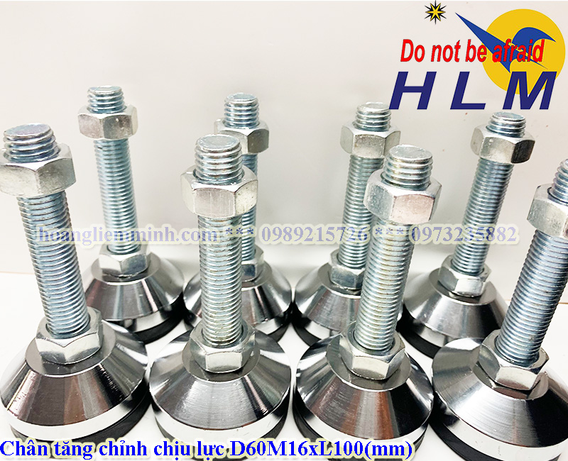Chân Tăng Chỉnh Chịu Lực D60M16xL100(mm)