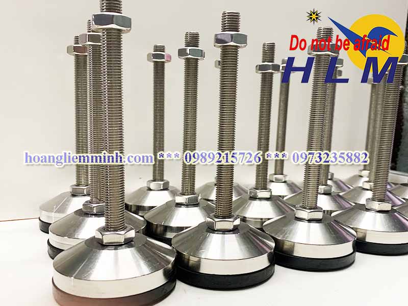 Chân Tăng Chỉnh Chịu Lực Inox 304 D60M10xL150(mm)