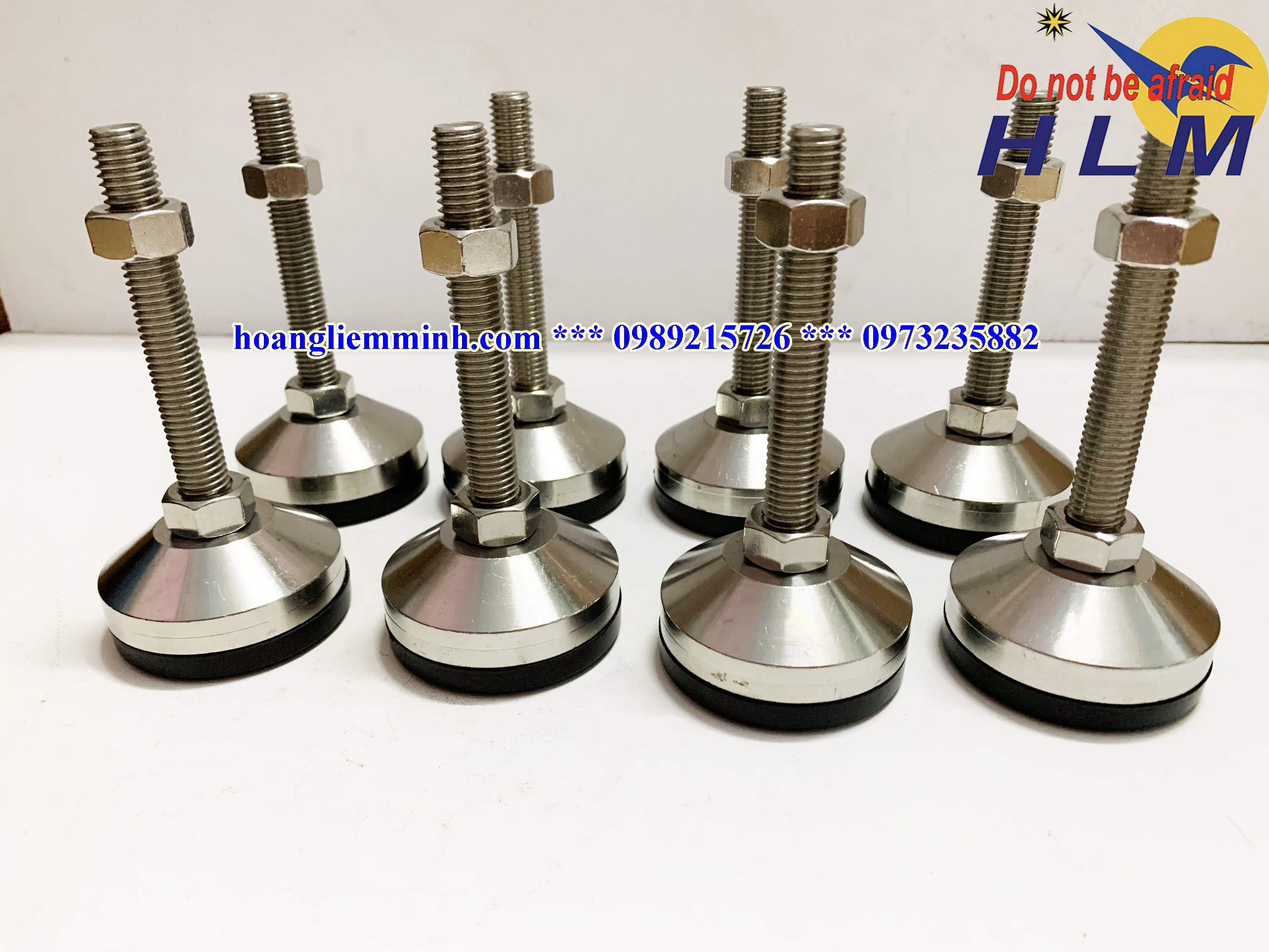 Chân Tăng Chỉnh Chịu Lực Inox 304 D60M14xL100(mm)