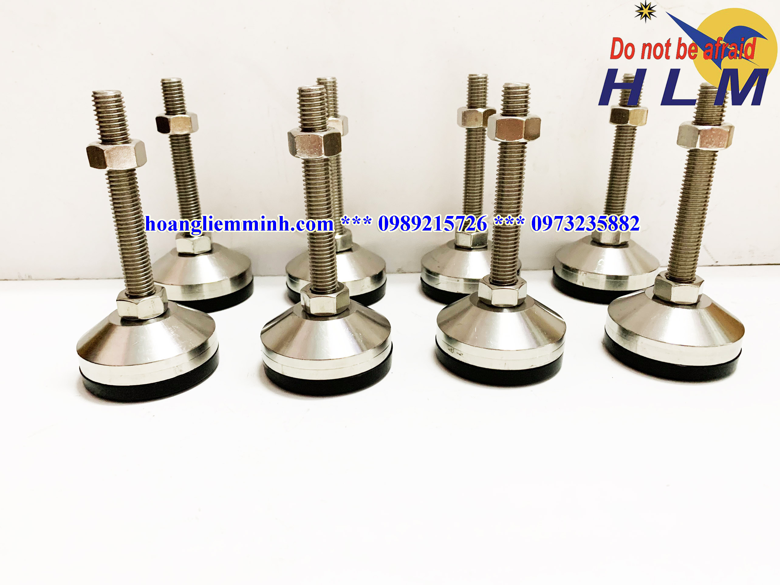 Chân Tăng Chỉnh Chịu Lực Inox 304 D60M14xL100(mm)