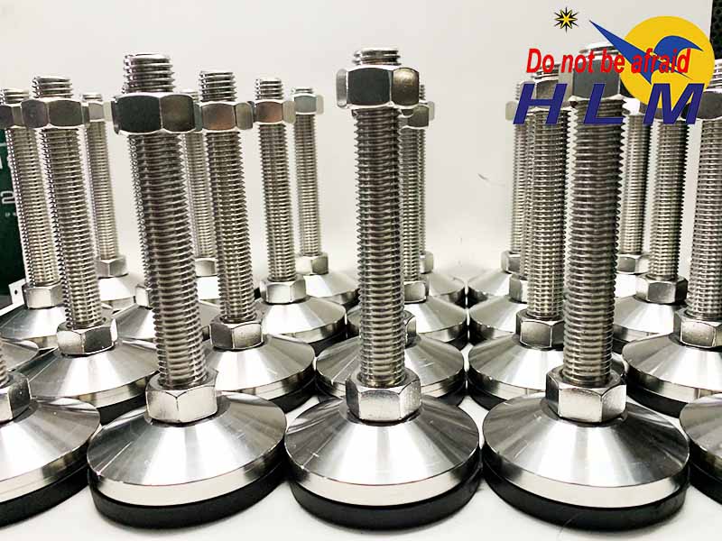 Chân tăng chỉnh chịu lực inox 304 D80M16xL150(mm)