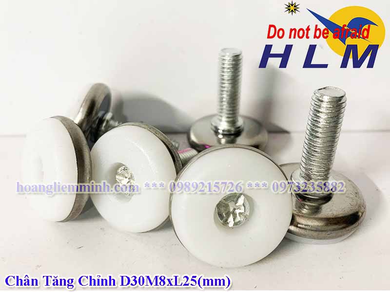 Chân Tăng Chỉnh D30M8xL25(mm)