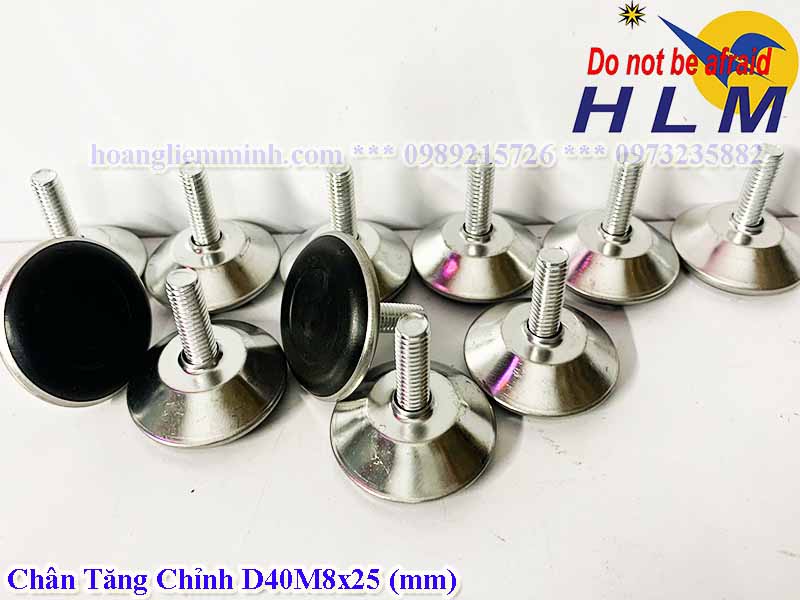 Chân tăng chỉnh D40M8xL25(mm)