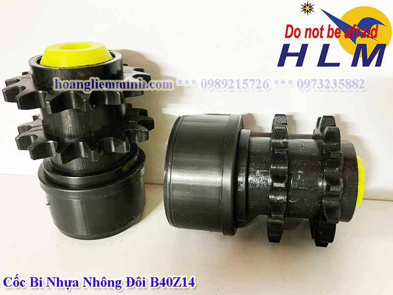 Cốc Bi Nhựa Nhông Đôi B40Z14