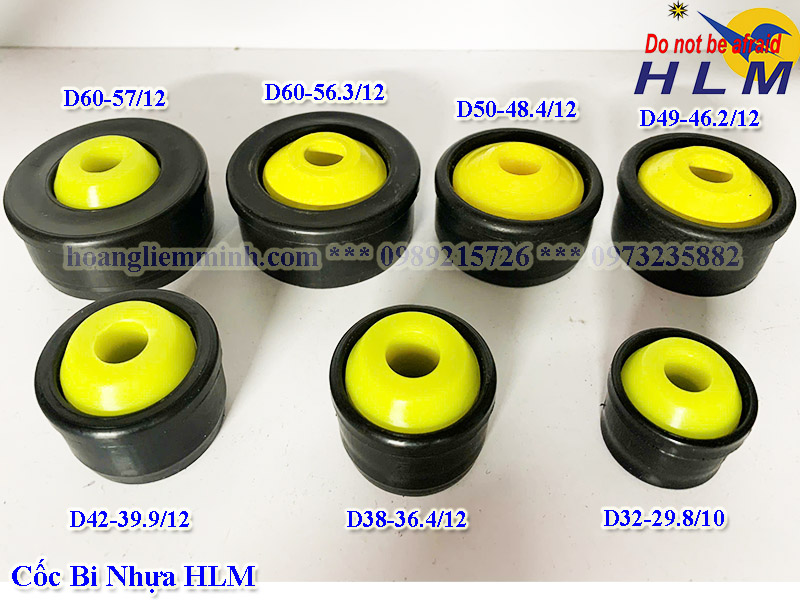 Cốc bi nhựa phi 38