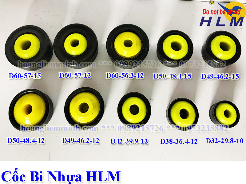 Cốc bi nhựa phi 49