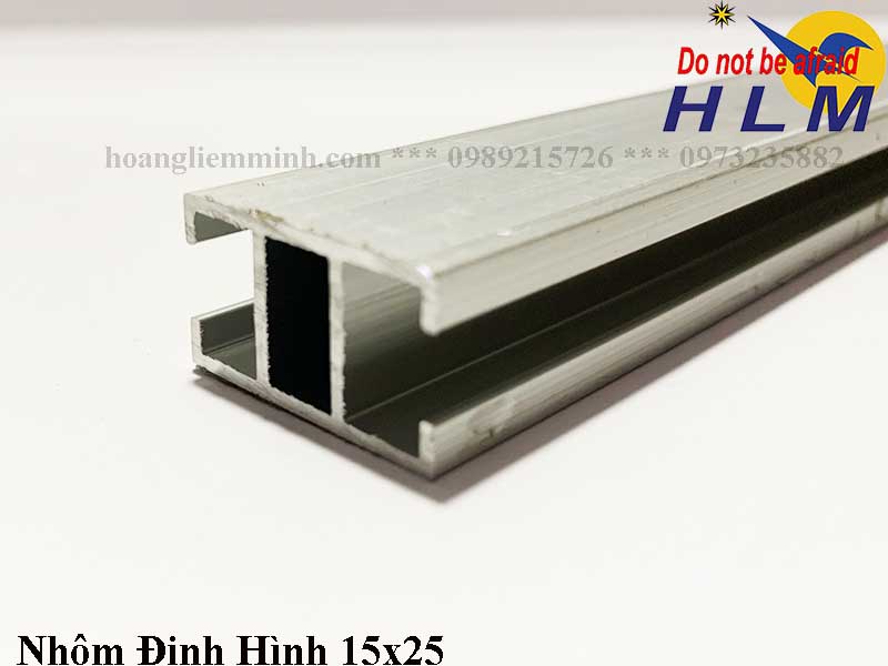 Nhôm định hình 15x25