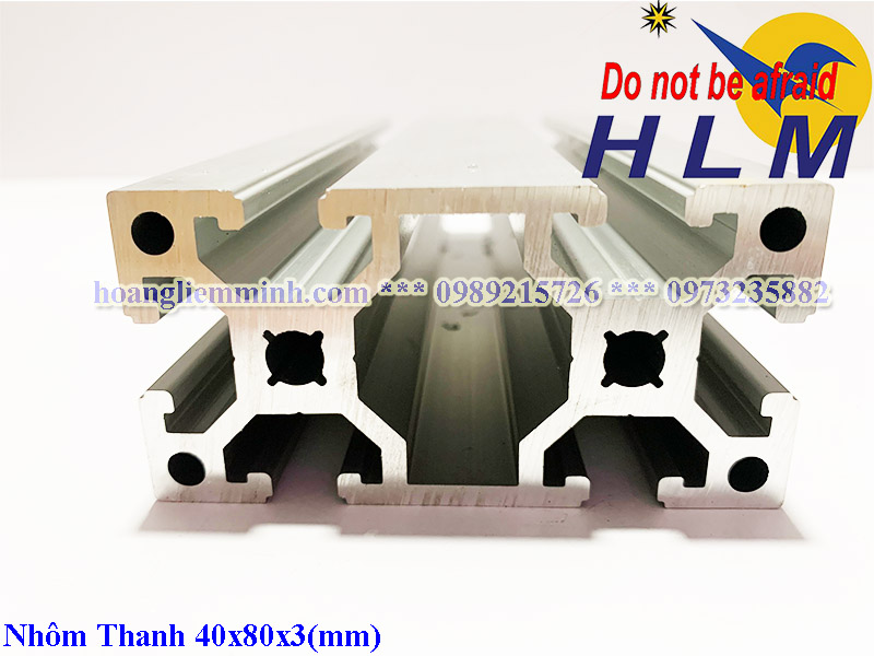 Nhôm định hình 40x80C