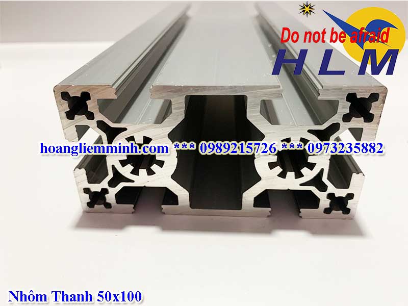 Nhôm định hình 50x100