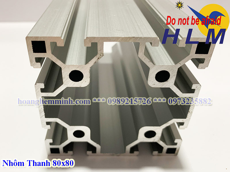 Nhôm định hình 80x80