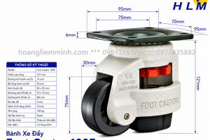 BÁNH XE FOOT CASTOR 100F