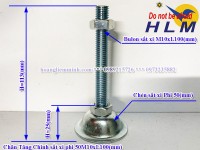 Chân tăng chỉnh D50M10xL100(mm)