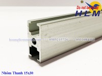 Nhôm định hình 15x30