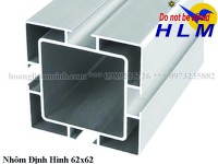 Nhôm đinh hình 62x62